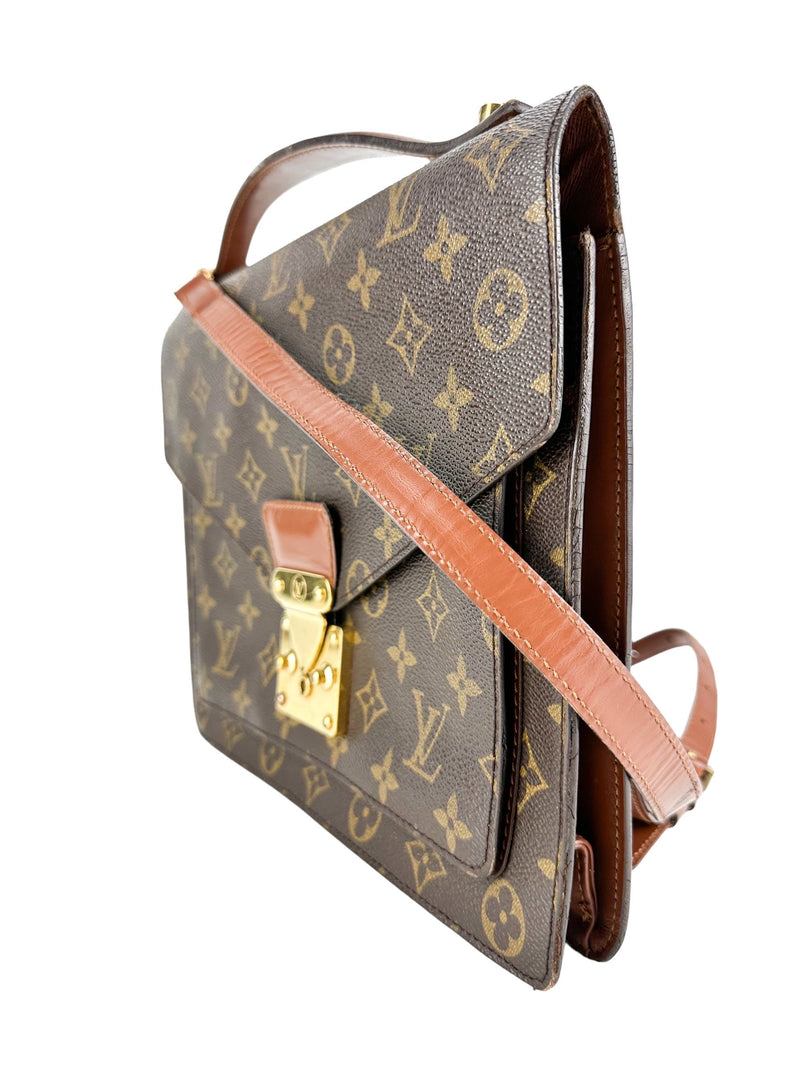 Louis Vuitton Monogram Coated Canvas Monceau