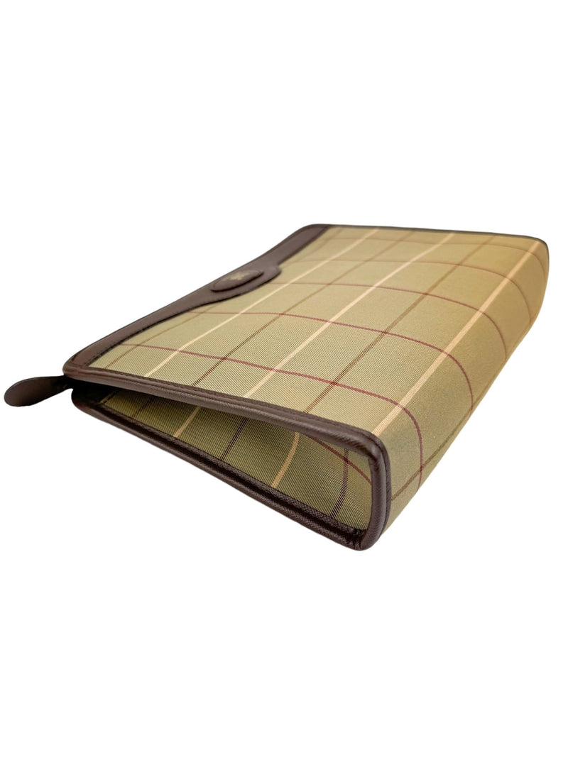 Burberry's Brown Canvas Vintage Clutch