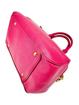 Miu Miu Pink Leather Madras Handbag