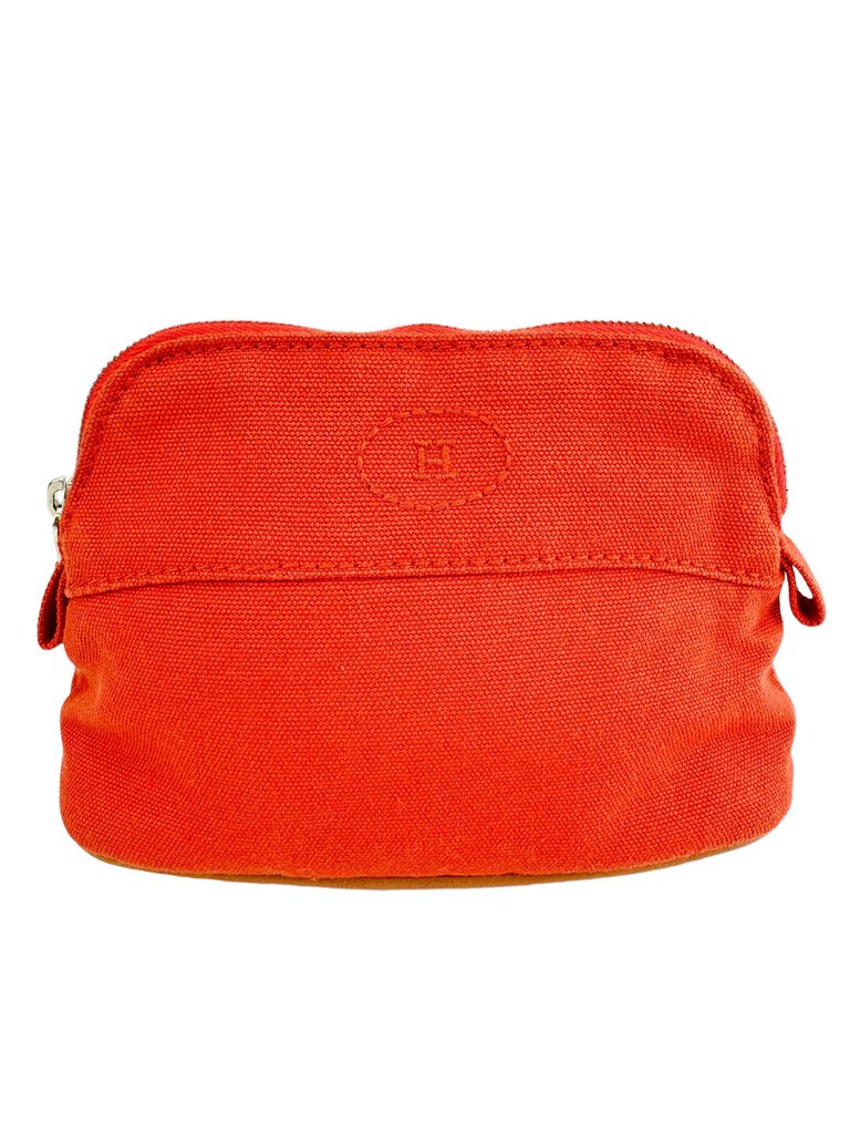 Hermès Orange Mini Bolide Pouch