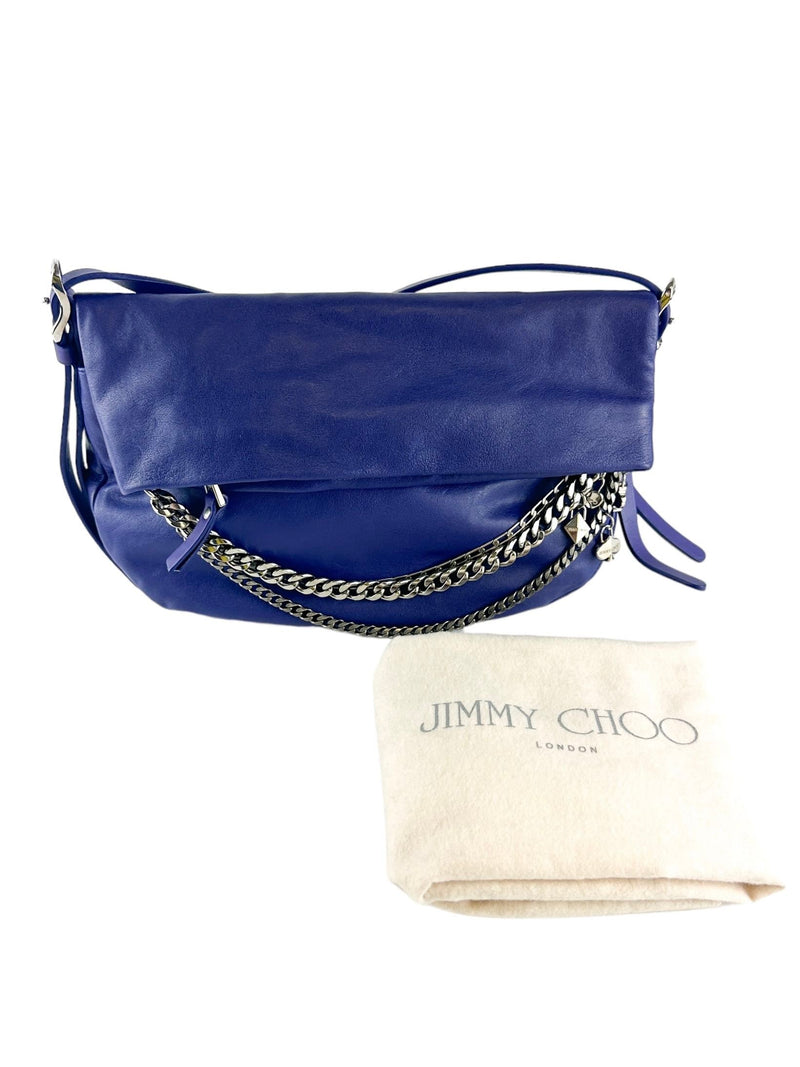 Jimmy Choo Purple Biker Bag