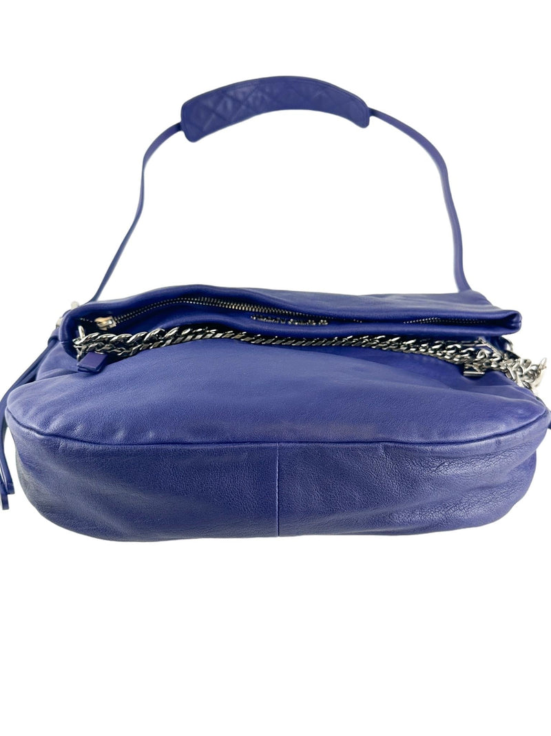 Jimmy Choo Purple Biker Bag