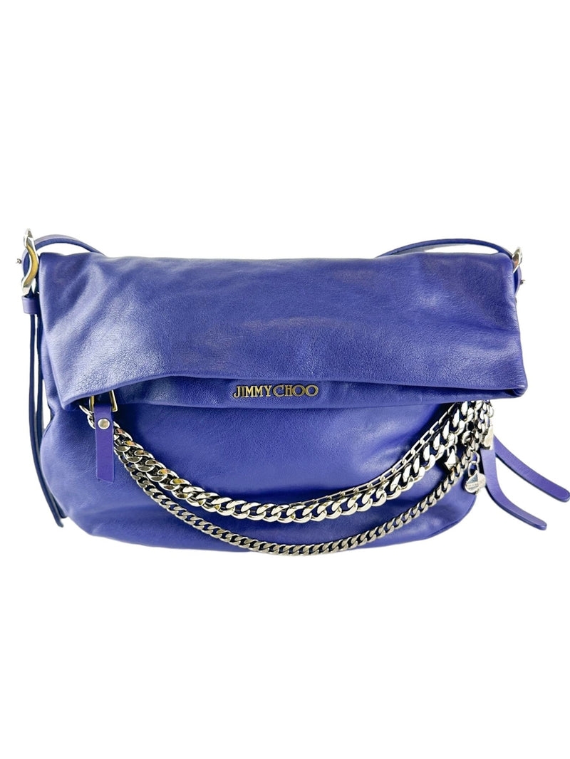 Jimmy Choo Purple Biker Bag