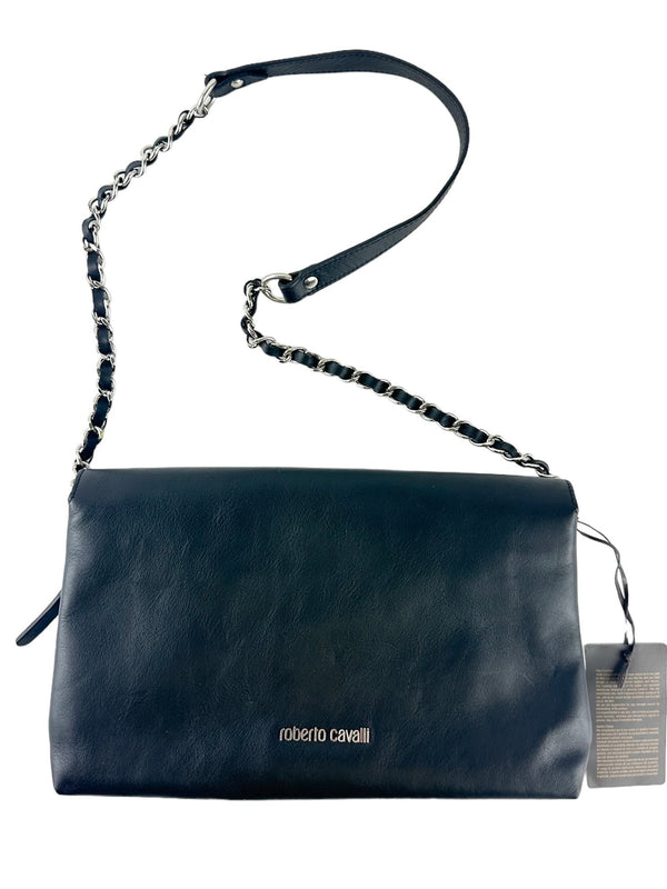 Roberto Cavalli Black Shoulder Bag