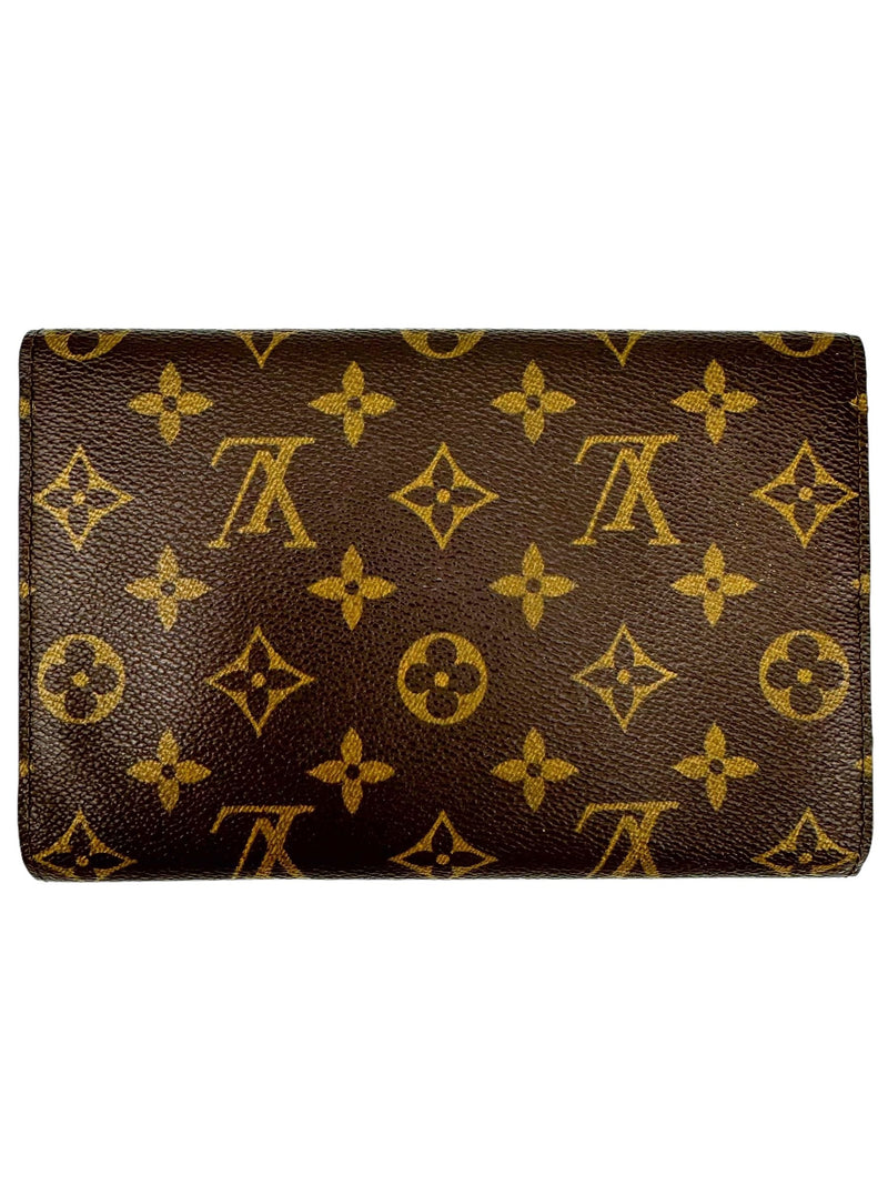 Louis Vuitton Brown Monogram Vintage Wallet Organizer