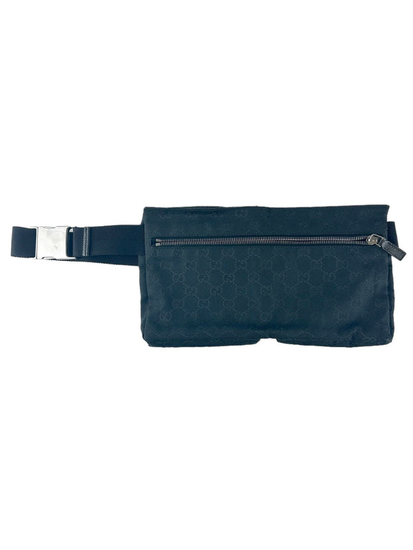 Gucci Black Canvas Bum Bag