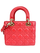 Christian Dior Small Red Lady Dior MyABCDior Bag