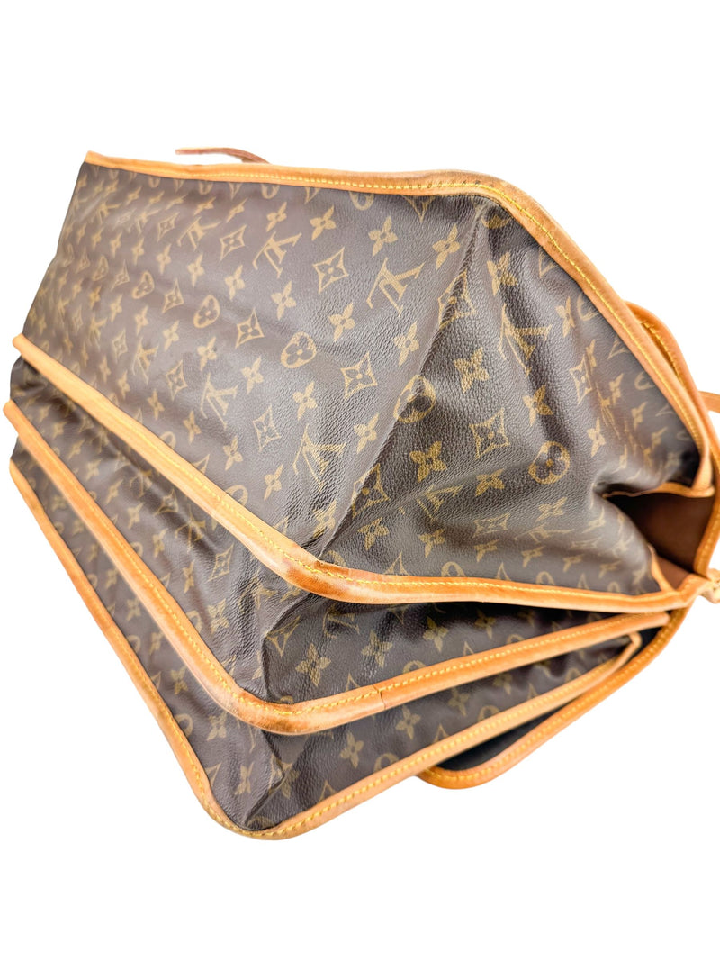 Louis Vuitton Brown Monogram Sac Kleber Boston Bag