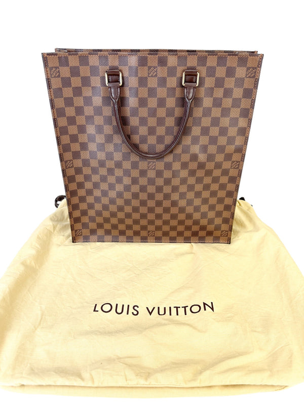 Louis Vuitton Damier Ebene Sac Plat Tote