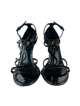 Saint Laurent Black Cassandra Heels Sandals Size 37