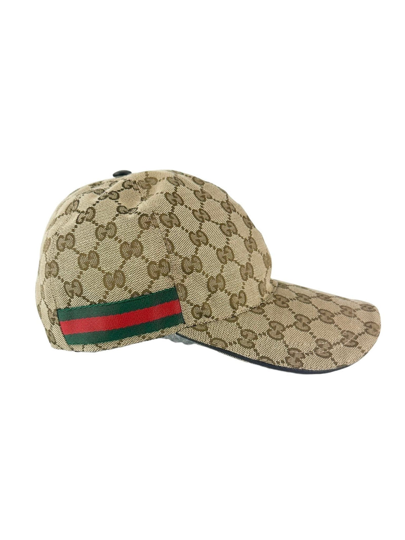 Gucci Brown Canvas Hat