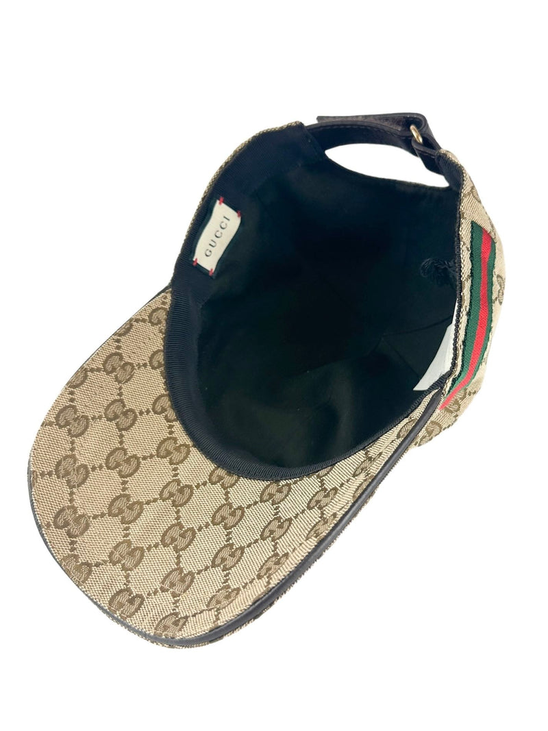 Gucci Brown Canvas Hat