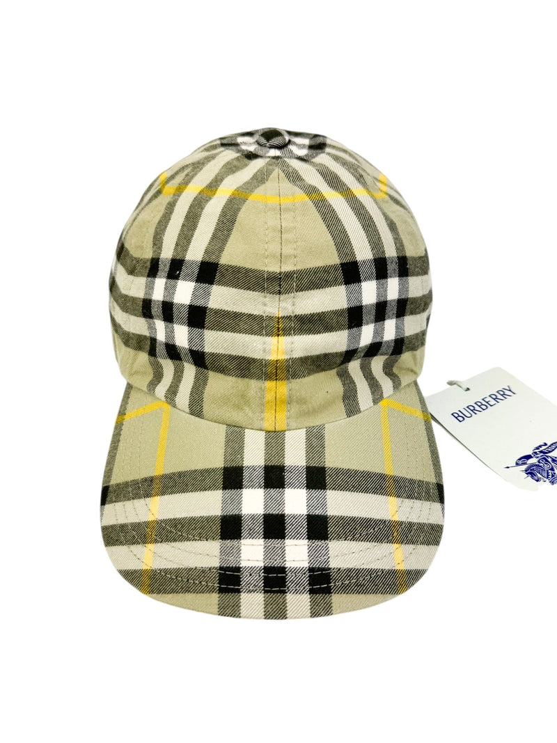 Burberry Beige Monogram Adult Cap