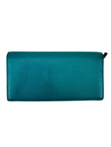 Gucci Blue Leather Long Wallet