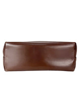 Gucci Brown Leather Bamboo Top Handle Bag