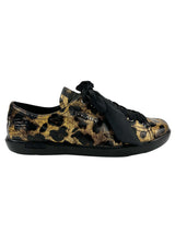 Prada Leopard Print Patent Sneakers Size 37.5