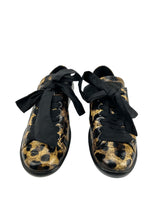 Prada Leopard Print Patent Sneakers Size 37.5