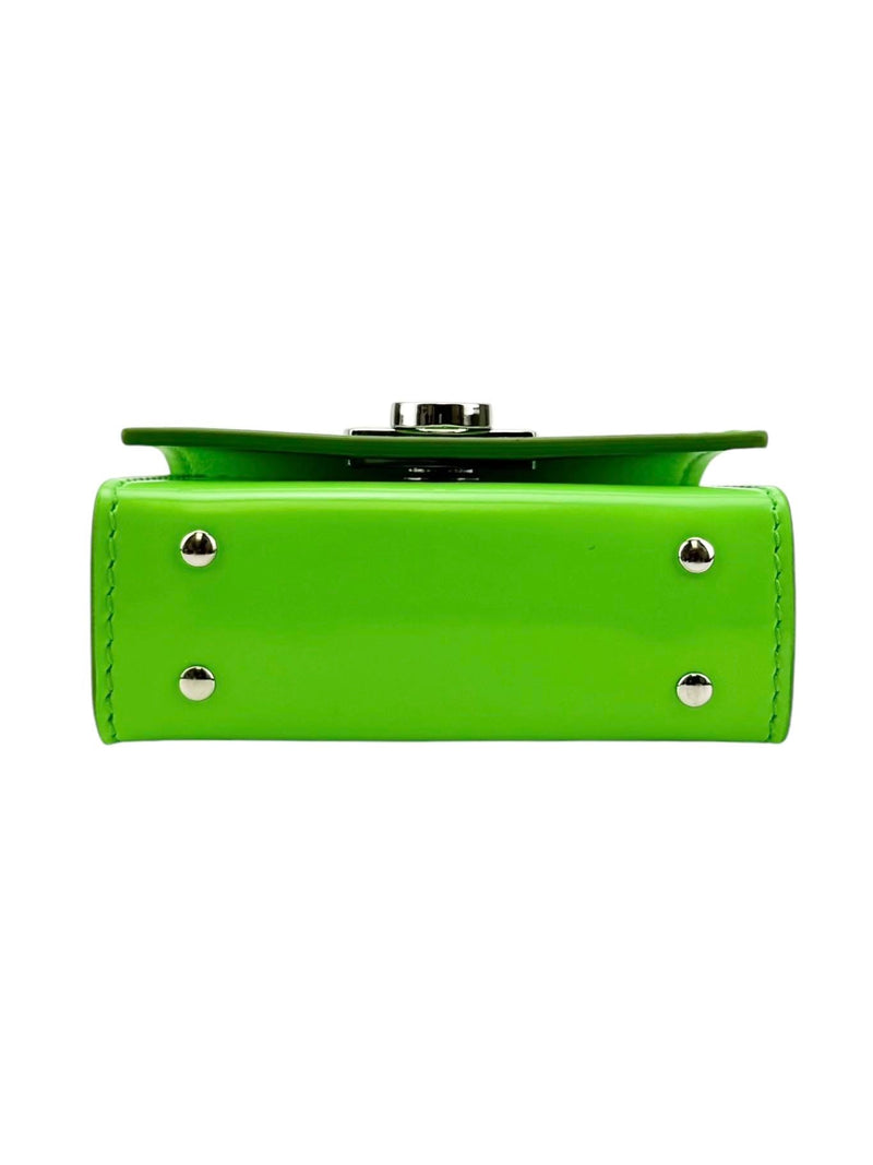 Ferragamo Green Patent Leather Air Pod Case