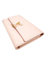 Louis Vuitton Pink Taurillon Leather Capucines Wallet