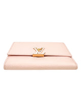 Louis Vuitton Pink Taurillon Leather Capucines Wallet