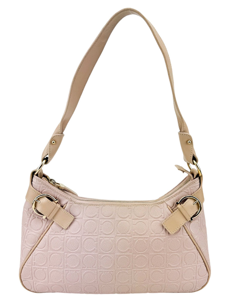 Ferragamo Light Pink Monogram Handbag