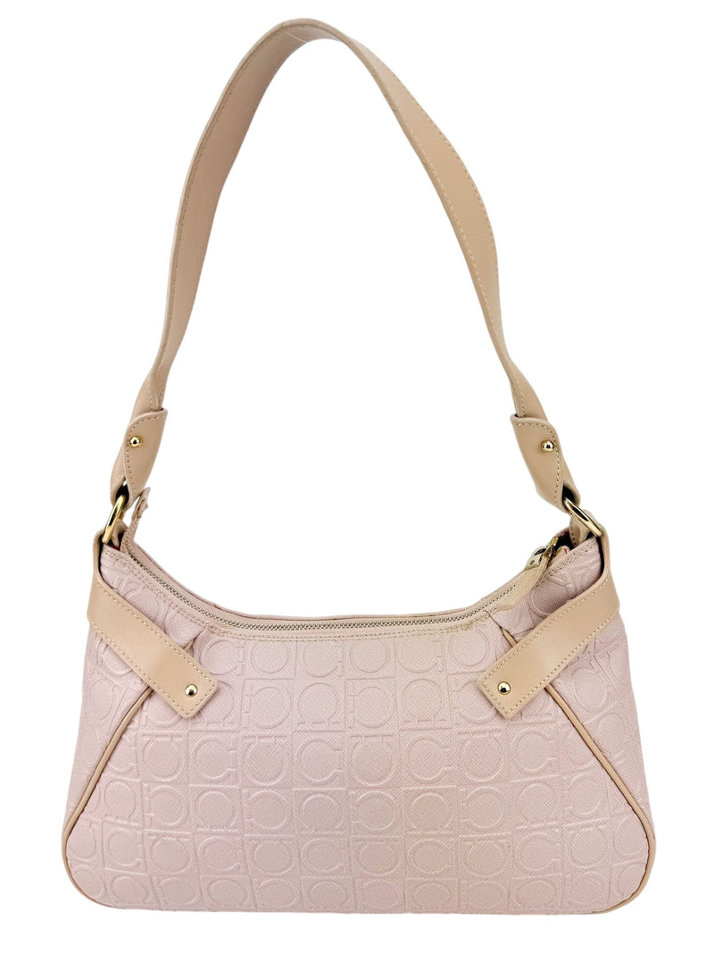 Ferragamo Light Pink Monogram Handbag