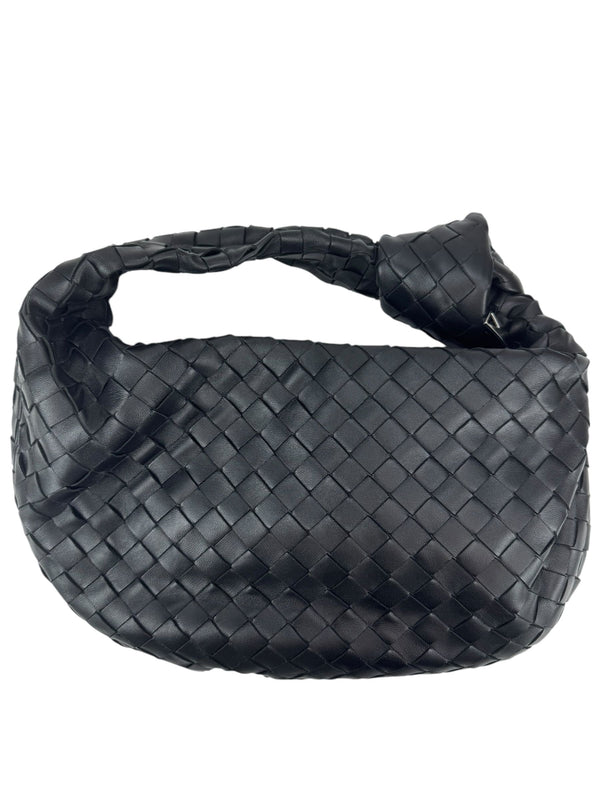 Bottega Veneta Black Intrecciato Teen Jodie