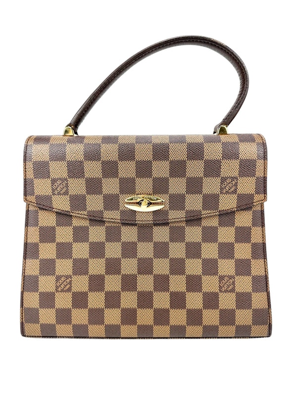 Louis Vuitton Damier Ebene Coated Canvas Malesherbes Bag