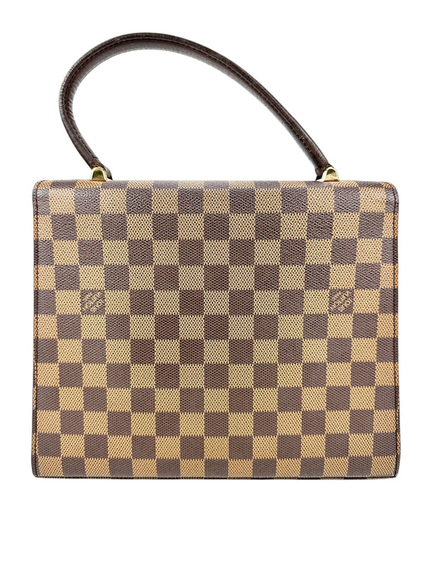 Louis Vuitton Damier Ebene Coated Canvas Malesherbes Bag