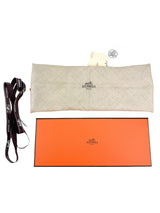 Hermes Beige Cashmere Losange Scarf