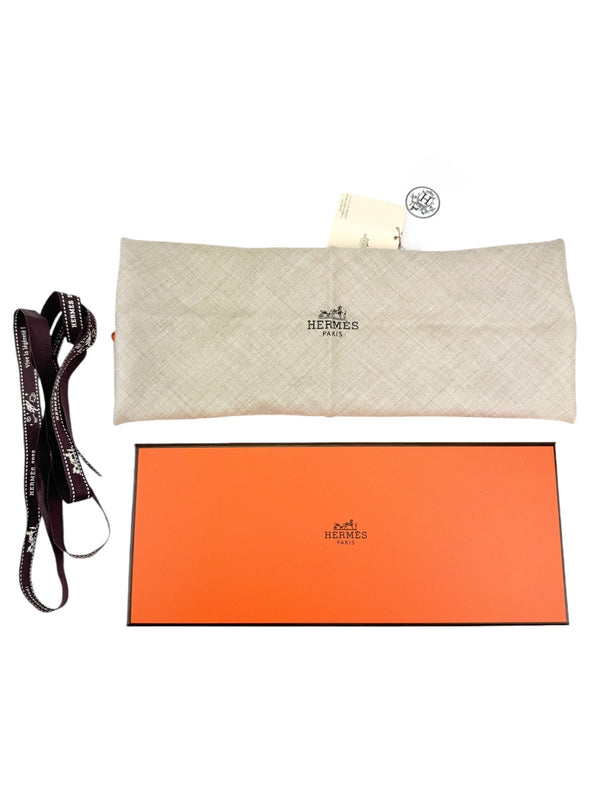 Hermes Beige Cashmere Losange Scarf