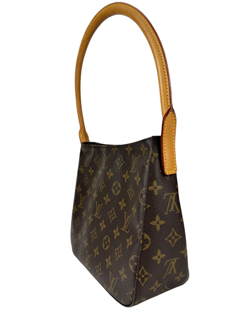 Louis Vuitton Monogram Coated Canvas Looping MM