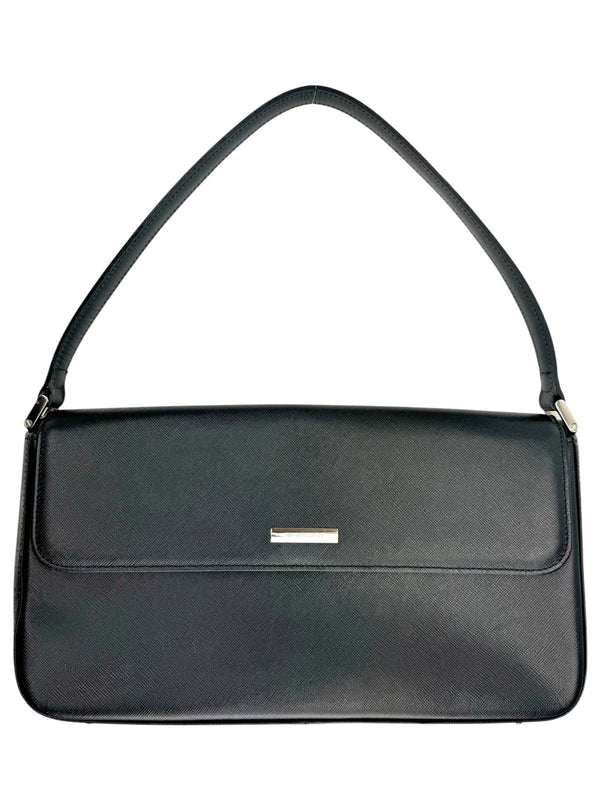 Burberry Black Leather Shoulder Bag