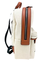 Ferragamo Beige Canvas Backpack