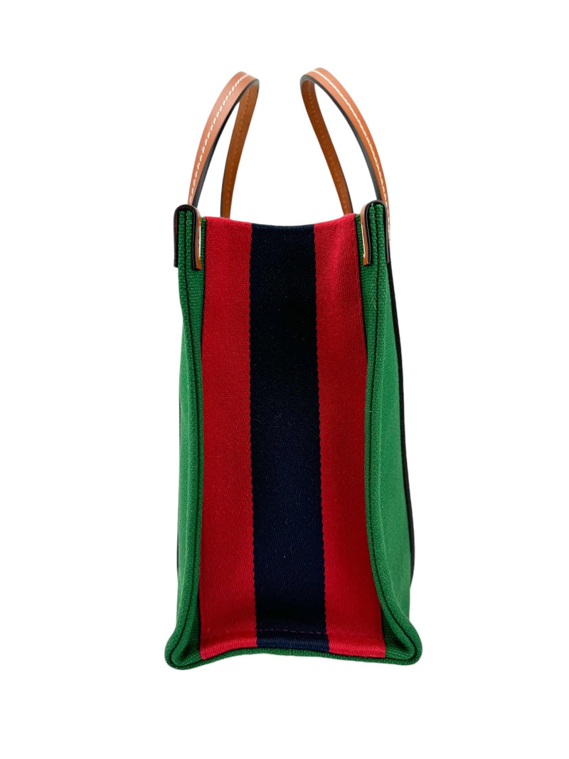 Gucci Green Canvas Small Interlocking GG Tote