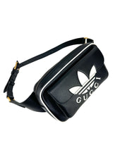 Gucci x Adidas Black Leather Belt Bag