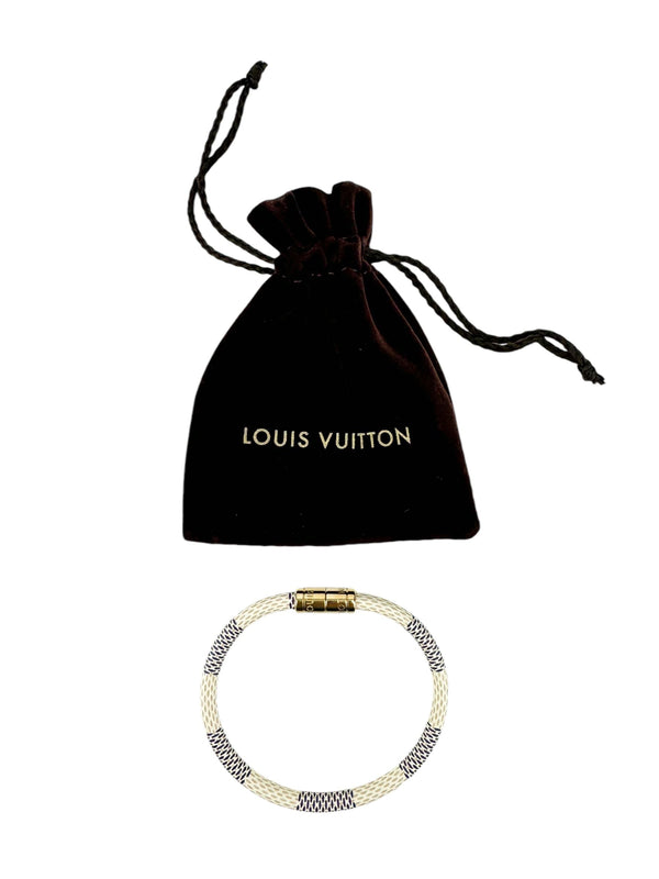 Louis Vuitton Damier Azure Canvas Keep It Bracelet