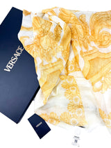 Versace Gold Medusa Nylon Scarf