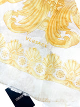 Versace Gold Medusa Nylon Scarf