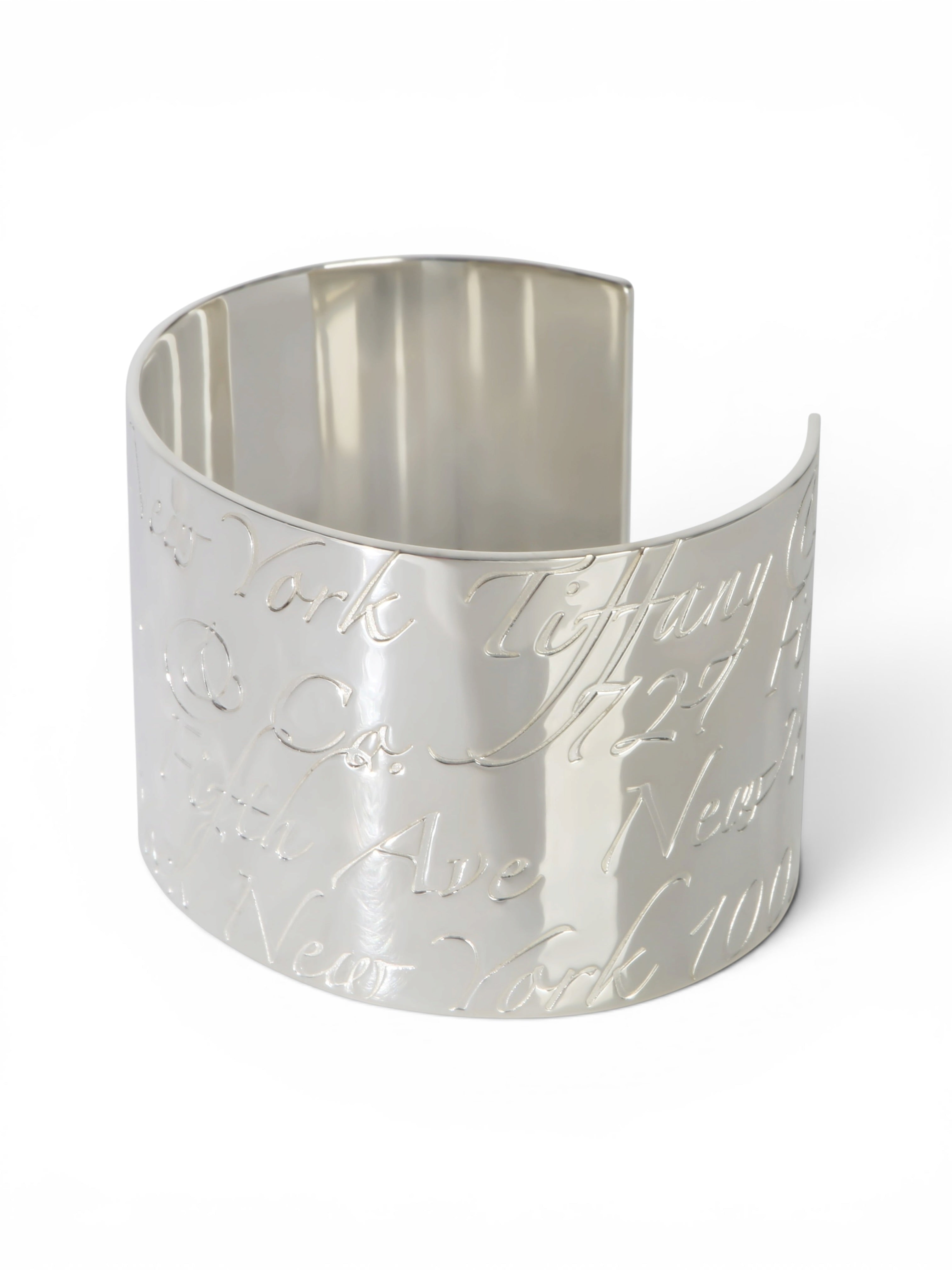 Tiffany & Co. Sterling Silver Wide Notes Cuff