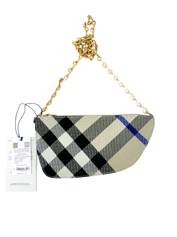 Burberry Khaki Monogram Shoulder Bag