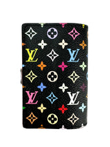 Louis Vuitton Black Monogram Multicolor Mini Agenda