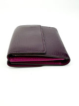 Louis Vuitton Purple Epi Leather Elise Compact Wallet