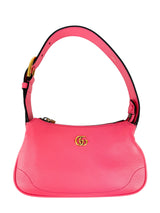 Gucci Pink Leather Aphrodite Mini Hobo