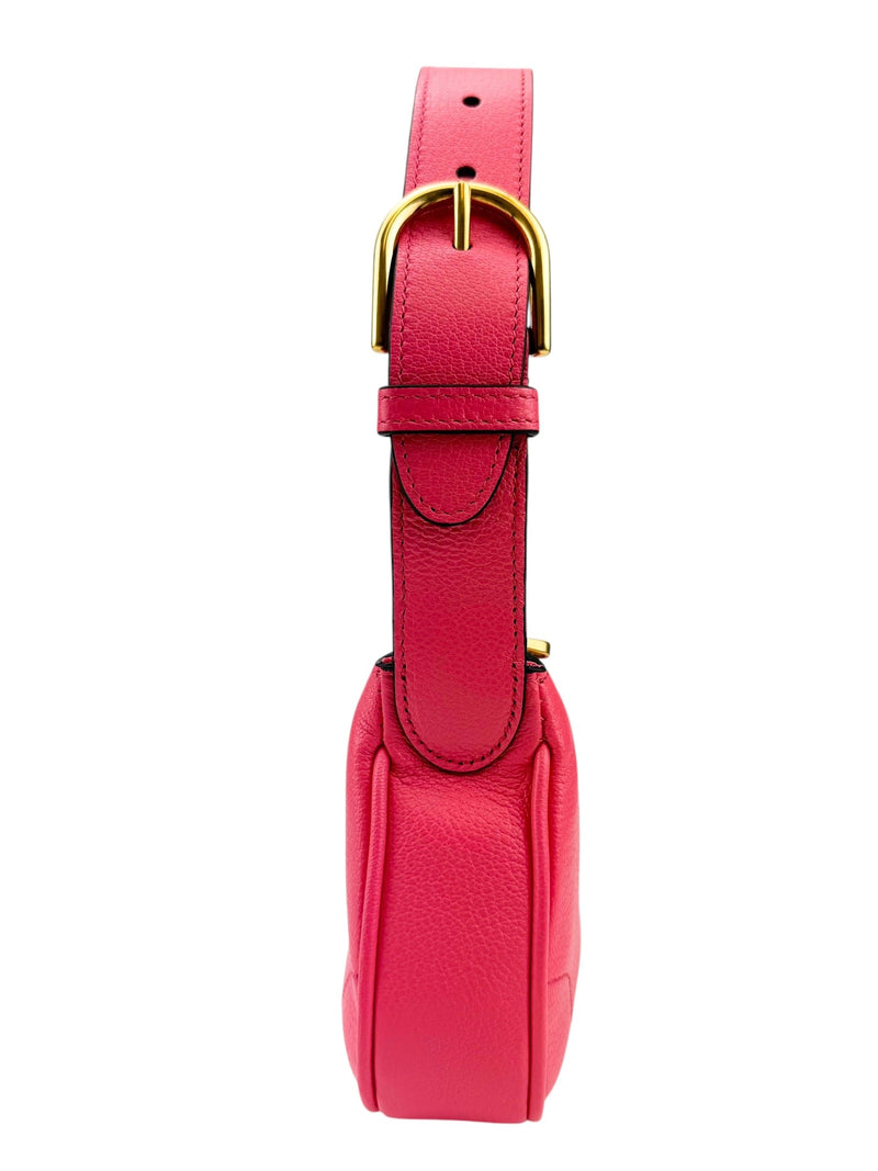 Gucci Pink Leather Aphrodite Mini Hobo