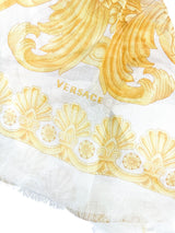 Versace Beige Medusa Nylon Scarf