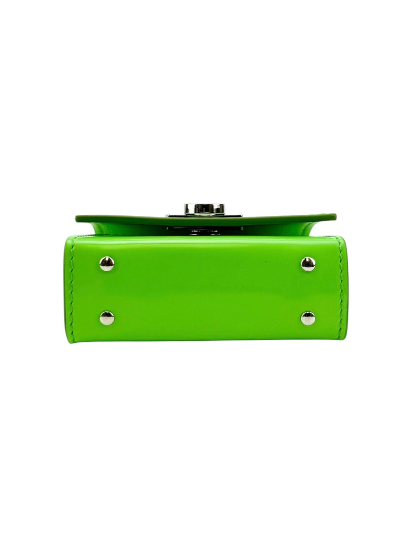 Ferragamo Green Patent Leather Air Pod Case