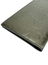 Louis Vuitton Gray Vernis Leather Long Agenda