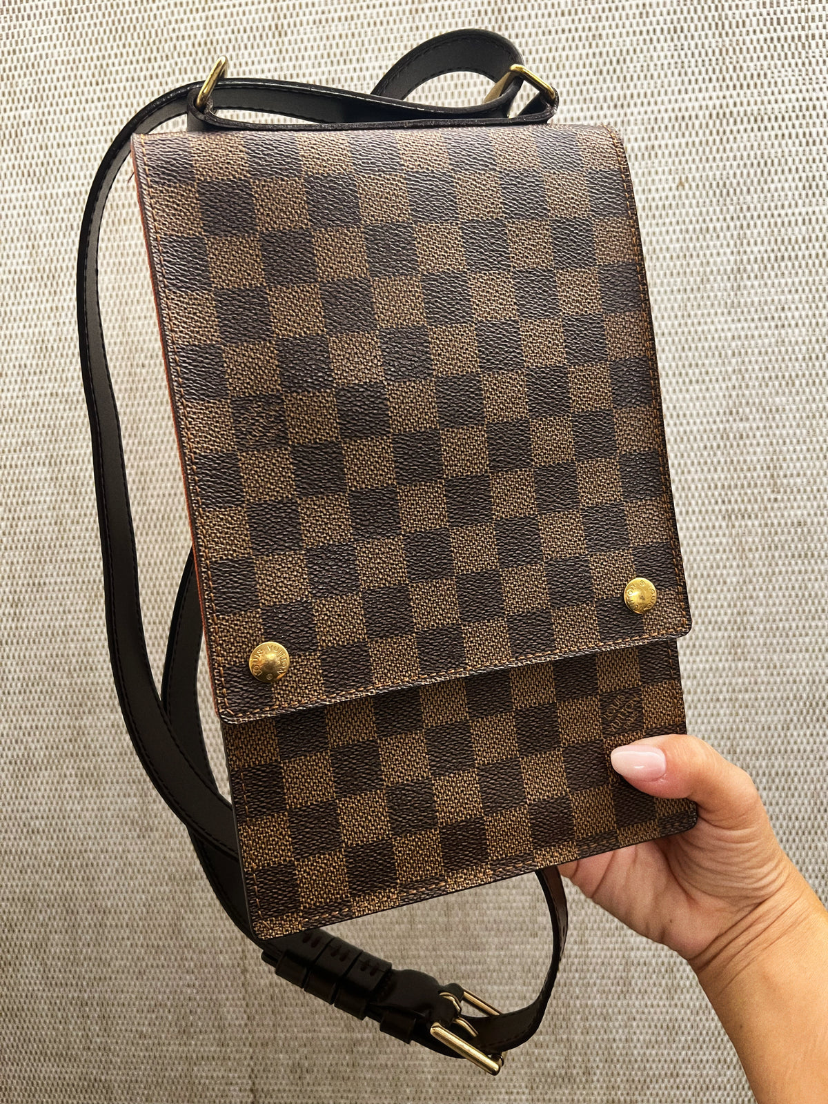 Louis Vuitton Damier Ebene Bastille Messenger Bag