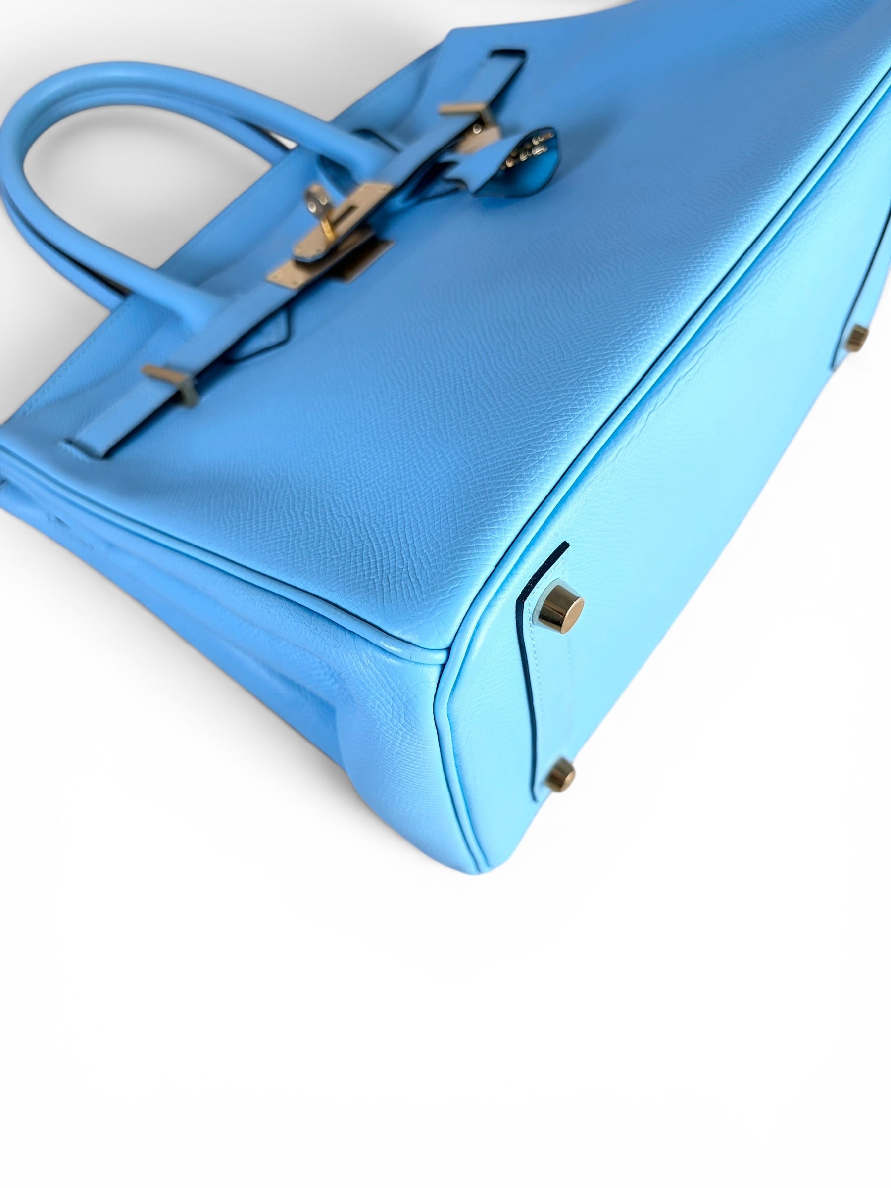 Hermes Blue Celeste Birkin 30 GHW